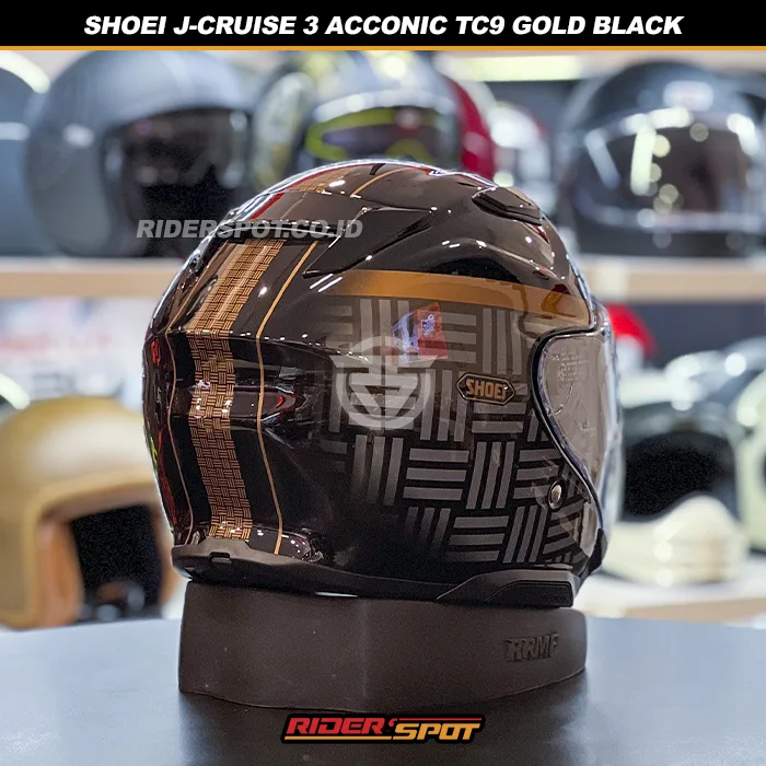 SHOEI J-Cruise 3 Acconic TC9 Gold Black Helmet