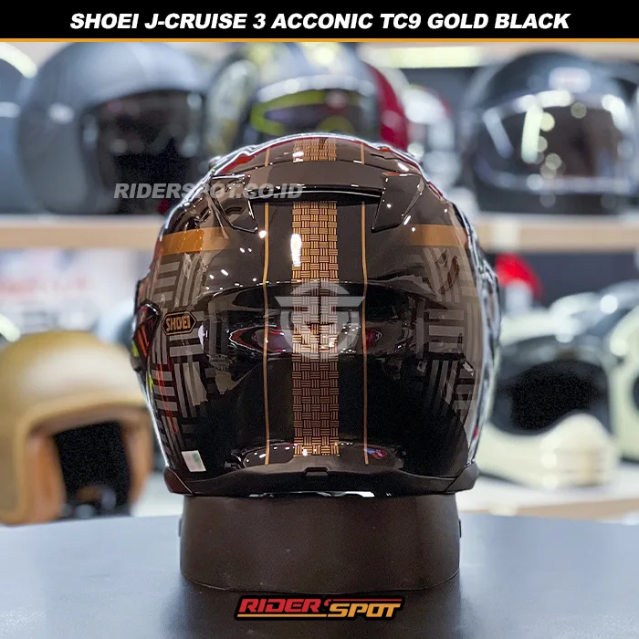 SHOEI J-Cruise 3 Acconic TC9 Gold Black Helmet