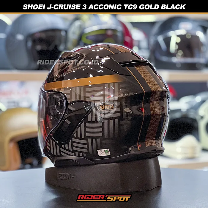 SHOEI J-Cruise 3 Acconic TC9 Gold Black Helmet