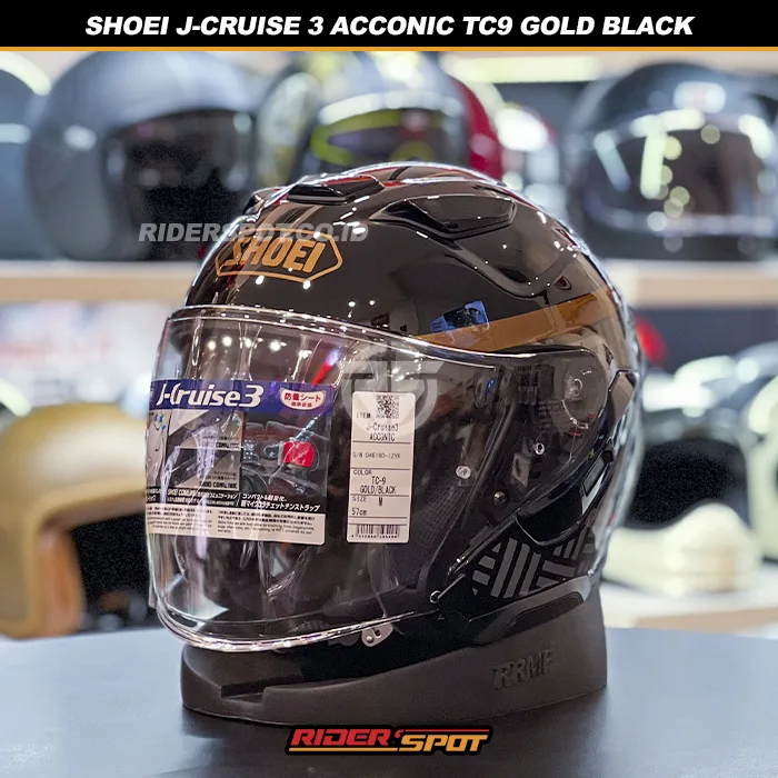 SHOEI J-Cruise 3 Acconic TC9 Gold Black Helmet
