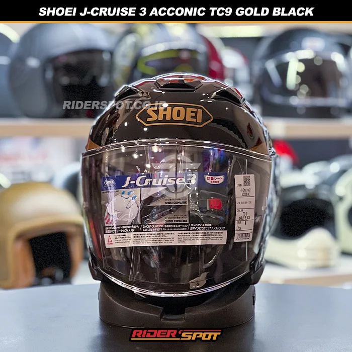 SHOEI J-Cruise 3 Acconic TC9 Gold Black Helmet