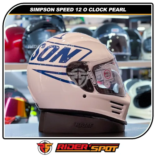 SIMPSON Speed 12 O Clock Pearl White