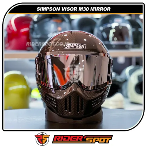 SIMPSON Visor M30 Mirror Silver