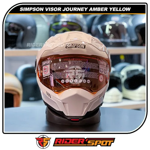 SIMPSON Visor Journey / XCursion Amber Yellow