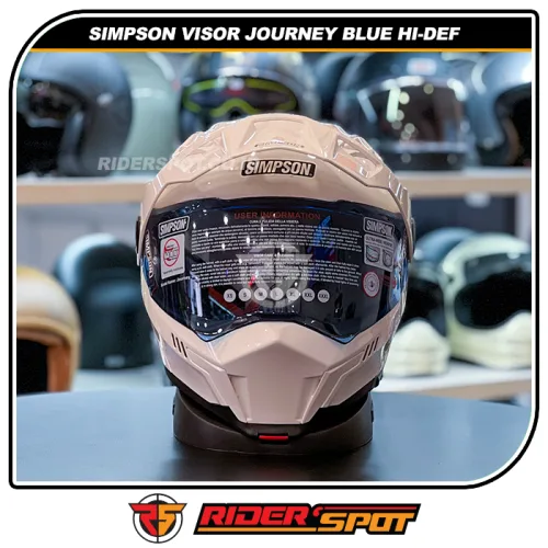 SIMPSON Visor Journey / XCursion Blue Hi-Def