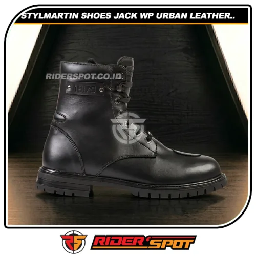 STYLMARTIN Shoes Jack WP Urban Leather Black