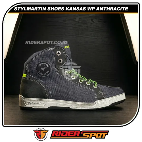 STYLMARTIN Shoes Kansas WP Sneakers Textile Anthracite