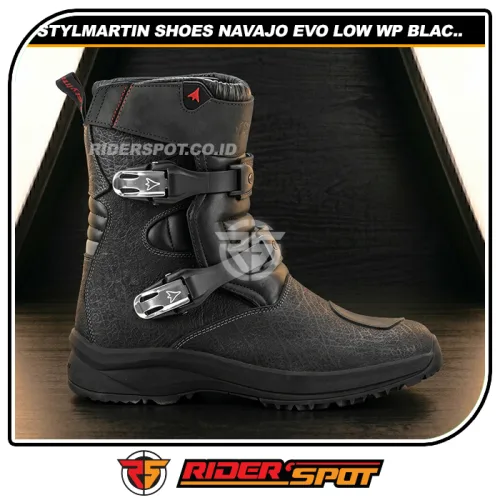 STYLMARTIN Shoes Navajo Evo Low WP Adventure Leather Black Anthracite