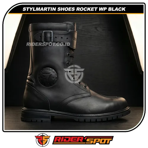 STYLMARTIN Shoes Rocket WP Urban Leather Black