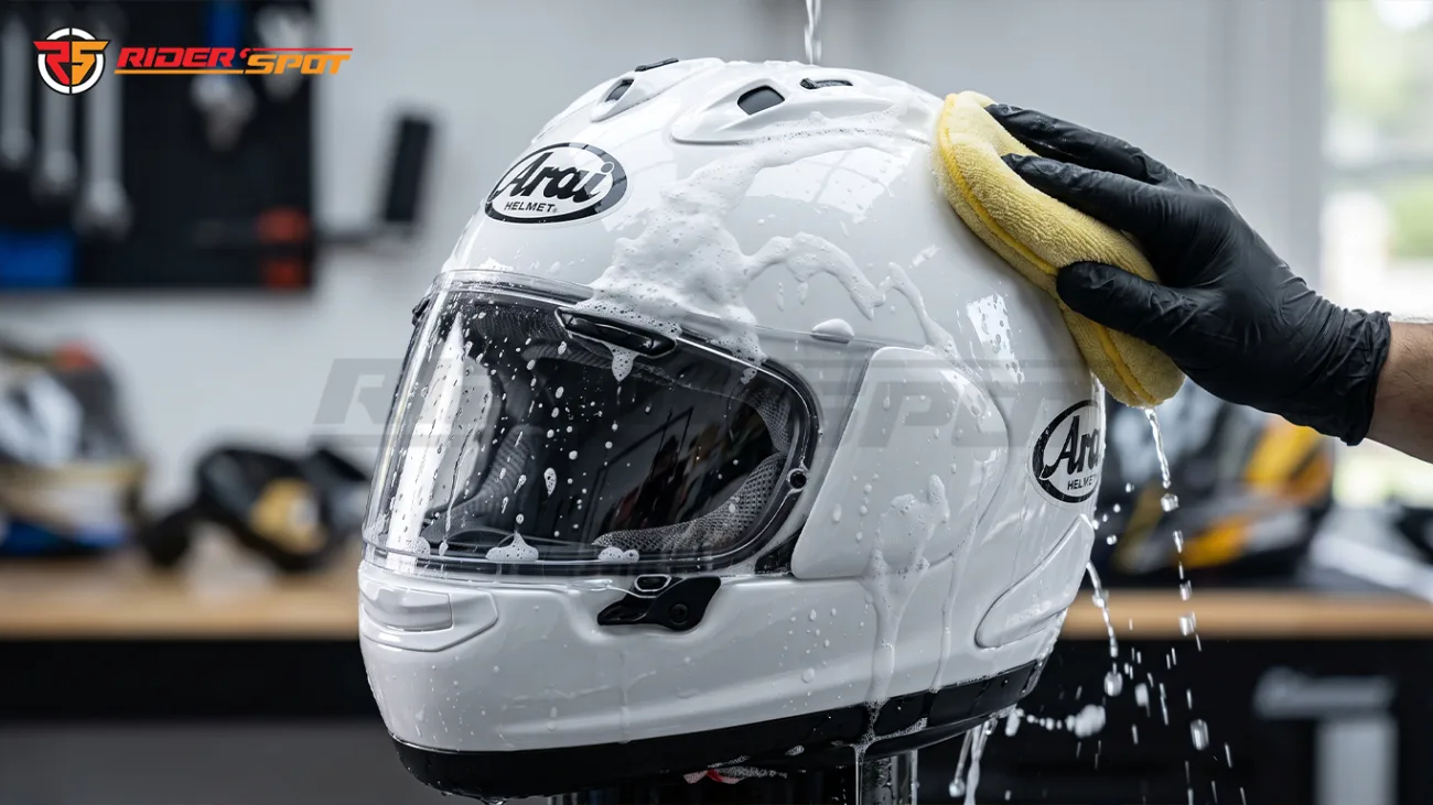 Cara Mencuci Helm