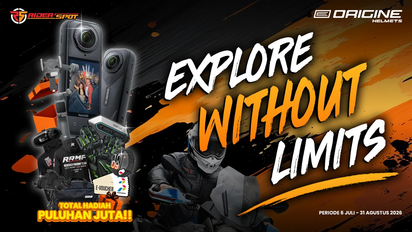Origine Helmets Hadirkan Program Undian Berhadiah, Beli Helm Bisa Menang Insta360 X5 hingga Voucher Rp500.000