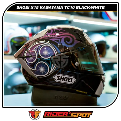 SHOEI X-Fifteen X15 Kagayama TC10 Black White Helmet